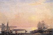 Fitz Hugh Lane Castine Harbor oil painting artist